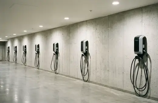 Bornes de recharge en parking de copropriété et d'entreprise