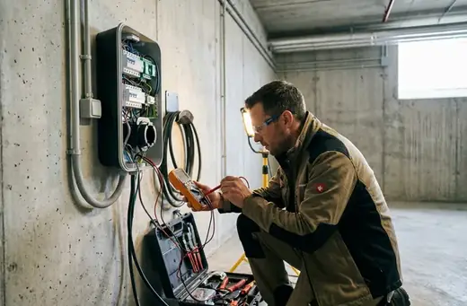 Entretien et dépannage de borne de recharge